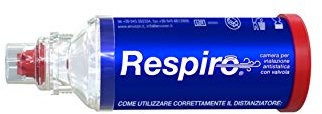 Respiro® camera per inalazione antistatica con valvola Envicon® Medical