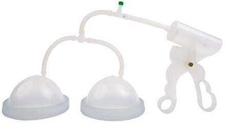 Fröhle BP005 Brustpumpe, Vakuumpumpe für größere Brüste mit Handpumpe DUO Cup A