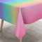FANSU Tischdecke Wasserdicht Tischwäsche, Gradient Rechteckige Wasserabweisend Abwaschbar 3D Tischtuch Draussen Küchentischabdeckung für Küche Outdoor Garten Dekoration (Regenbogen,140x260cm)
