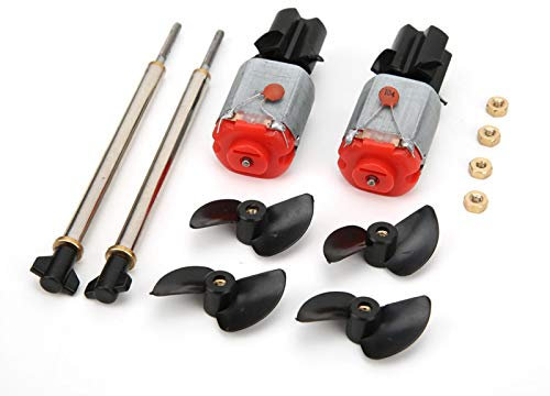 Cosiki RC Segelboot, RC Zubehör, RC Bootspropeller, Motor für Flytec V005, RC Motor Jetantrieb RC Boot Elektrisch für Geschenkkind Flytec V005 Kinder Rc Boot Bausatz