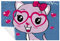 BestIdeas Süße rosa Meow Katzendruck, weich, warm, gemütlich, Überwurf für Bett, Couch, Sofa, Picknick, Camping, Strand, 150 × 100 cm