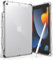 Ringke Fusion Plus Compatible con Funda iPad 9 Generacion (10.2 Pulgadas) y Compatible con Funda iPad 8, iPad 7, Carcasa Transparente, Parachoque a Prueba de Choques - White & Black