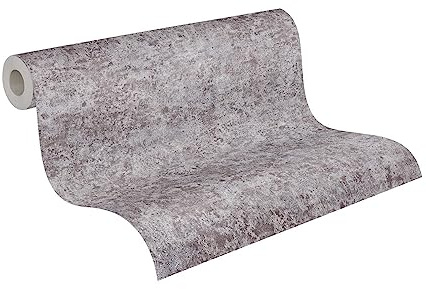 Livingwalls Travel Styles Non-Woven Wallpaper - Wallpaper with Plaster Look in Grey and Silver - Classic Wallpaper for Various Rooms in 10.05 m x 0.53 m