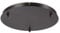 IDEAL LUX Rosone Standard 3 Lichter Schwarz Lampe 285603