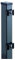 TETZNER&JENTZSCH Tom ECK-Zaunpfosten RAL 7016 anthrazit f. 1230 mm Zaun, RR60/40 x 1700 mm mit Klemmhalter