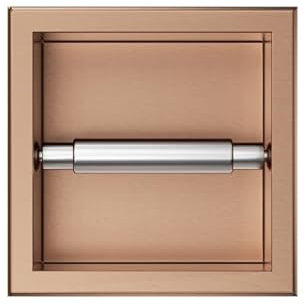 KOLMAN Toilettenpapierhalter Unterputz Wandnische Wall Box Paper 1 Kupfer Badezimmer Klopapierhalter