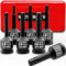 KIRXST 3/8 Inch Impact Torx Bit Socket Set, T20 - T60, 7 Piece 3/8 Drive Impact Star Bit Socket Set