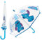 Disney Regenschirm für Kinder Mädchen Durchsichtig Lustiger Regenschirm Transparent - Stitch Sachen für Mädchen (Blau Stitch)