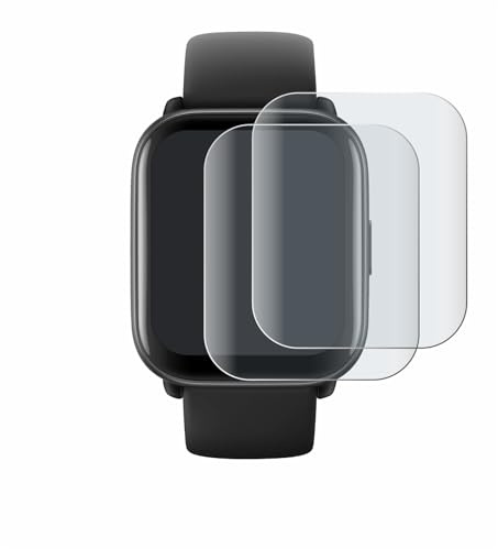 BROTECT Schutzfolie für Amazfit Active | 2 Stück Entspiegelnder Displayschutz Made in Germany Matte Full-Screen Folie Full-Cover 3D Curved Anti-Reflexion Montage Kit