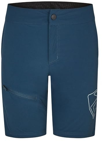 Ziener Kinder Natsu X-Function Fahrrad-Shorts mit Innenhose - Mountainbike/Outdoor/Freizeit - atmungsaktiv,schnelltrocknend,gepolstert, hale Navy, 116