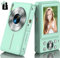 Digitalkamera 1080P Fotokamera 44MP Fotoapparat 16X Digitalzoom Kompaktkamera Kamera Fotokamera mit 2,4 LCD Bildschirm, 32G Micro SD-Karte und 1 Batterie für Kinder, Studenten, Anfänger-Grün