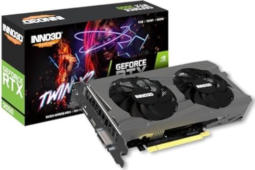 Inno3D Tarjeta gráfica Geforce RTX 3050 6 GB Twin X2