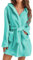 Bademantel Für Sauna Damen Schnell Trocknend Modern Leichter Hausmantel Saunamaentel Flauschig Schnelltrocknend Weich Kuschelmantel Badenantel Einfarbig Sauna Robe Saunabademantel Morgenmäntel