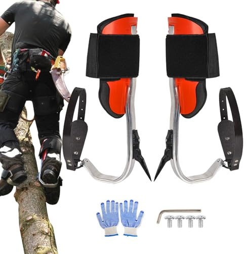 Klettersteigeisen – tragbare Kletterausrüstung mit Krallen, sicheres vielseitiges Werkzeug für Profis, Sportler, Expeditionen, Dschungel, Outdoor, Indoor, für Sport
