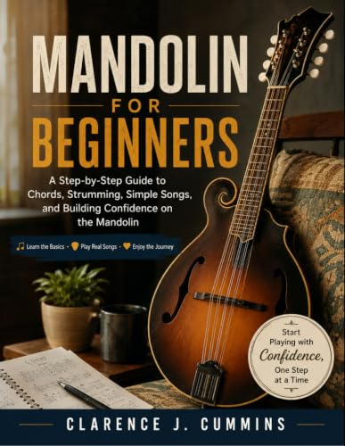 MANDOLIN FOR BEGINNERS: A Step-by-Step Guide to Chords, Strumming, Simple Songs, and Building Confidence on the Mandolin