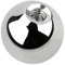 Titan Piercing Kugel 1,6 x 8 mm, Piercing Schmuck Verschluss