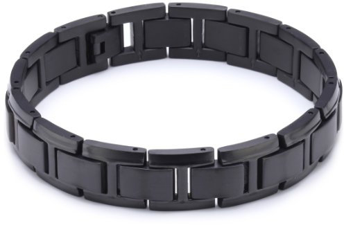 Boccia Unisex-Armband Titan schwarz 0337-04