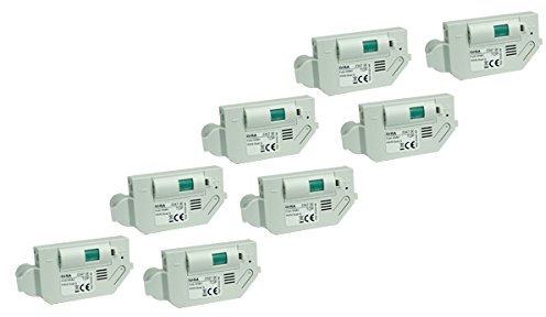 Gira Funkmodul 234700 für Rauchwarnmelder Gira Dual Q 233602 und 233002 - 8er Pack