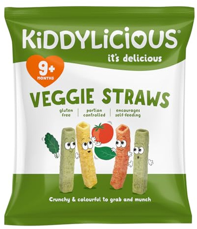 Kiddylicious Veggie Straws for 9 months +, 12g