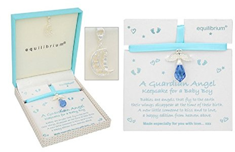 Equilibrium Guardian Angel Baby Boy Keepsake