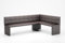 MyStyleWood Eckbank Marta Braun Küchenbank Sitzecke dick gepolstert Kunstleder pflegeleicht stabiles Holzgestell 168x128 cm rechts