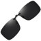 AoHeng Polarisierte Sonnenbrille Clip,Unisex,Groß,1.00mm Verdickte Linsen,für Brillenträger