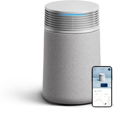 BLUEAIR Blue Signature SP3i Air Purifier for Medium Rooms up to 86m², HEPASilent Filtration, WiFi Smart Control, Auto Mode, Odor & Smoke Removal, Pet Hair & Dust, AHAM Verified, Table Design