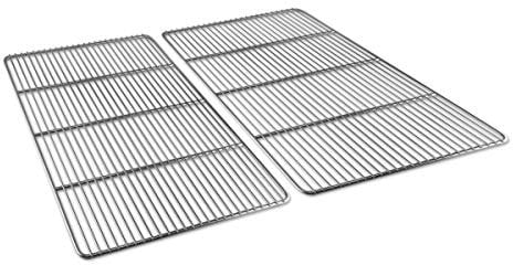 GRILLROSTPROFI 48 x 34 cm Grillrost Edelstahl Gusseisen emailliert für Weber Genesis II E-310, Genesis II LX E-340/S-340, Genesis II S-310, Genesis II 310/335, Genesis II EX315