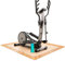 SCHMIEDWERK Bodenschutzmatte für Fitness und Sportgeräte - rutschfeste Unterlage für Crosstrainer, Heimtrainer, Rudergerät, Laufband (Transparent, 90 x 120 cm)