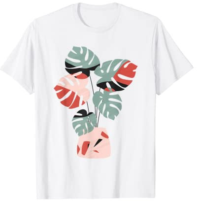 Monstera Leaf Monstera Deliciosa Käsepflanze T-Shirt
