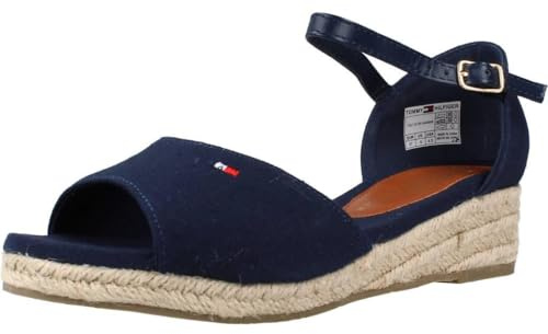 Tommy Hilfiger Damen Wedge Espadrilles Iconic Elba Sandal Keilabsatz