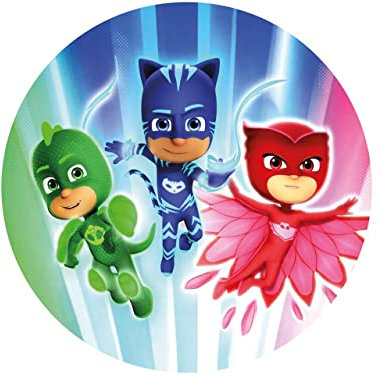 Tortenaufleger PJ Masks 2, rund 20cm Fondantpapier PREMIUM