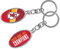 Rico Industries NFL Football Kansas City Chiefs 2023 Super Bowl Champions Metall Spinner Schlüsselanhänger 3,2 x 11,4 cm