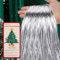 Lametta-Eiszapfen - 5000 Stränge 48,3 cm Eiszapfen Lametta Stränge für Weihnachtsbaum - Glänzende Folienfransen Lametta Weihnachtsbaumschmuck für Weihnachtsbaum Urlaub Dekor Geburtstag Hochzeit Party