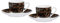 Ritzenhoff & Breker Kaffee-Serie Aromatico Größe Espresso-Set 4 tlg. 90 ml Aromatico
