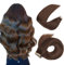 HotLulana Tape Extensions Echthaar Dunkel Braun Extensions Echthaar 24zoll/60cm 40Pcs 100g Invisible 100% Natürliche Tape in Extensions Echthaar Skin Weft Echthaar Extensions Tape #2.