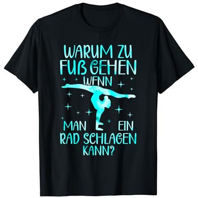 Kunstturnen Gymnastik Turnen Turnerin Mädchen T-Shirt