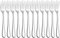ALLBASA Fourchettes, Fourchette de table, Fourchette viande Cuisine, Fourchette a steak en acier inoxydable, Couverts de Table (Lot de 48pcs, Fourchette)