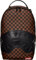 Zaino Sprayground Clear Rubber Sharks in Paris marrone e nero
