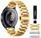 MiKoyi 22 mm Correa Compatible con Xiaomi Redmi Watch 5 Active/Redmi Watch 5 Lite/Watch S4 Sport/Watch 2, Correa Acero Inoxidable Metal Liberación Rápida Band para Xiaomi Watch S3/Watch S1 Pro, Oro