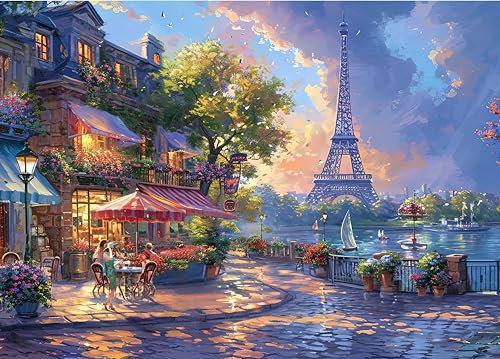 Puzzles 1000 Pieces for Adults jigsaw puzzles for adults 1000 Piece Puzzle Challenging Game for The Whole for Women, Gifts for Men, Theme:Eiffel Tower