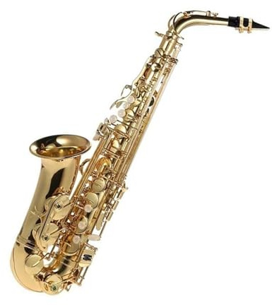 Saxofon Eb Altsaxofon Mässing Guldlack 802 Tangenter Träblåsinstrument Med Rengöringsborste Tyghandskar Och Vadderade Remmar Etc.