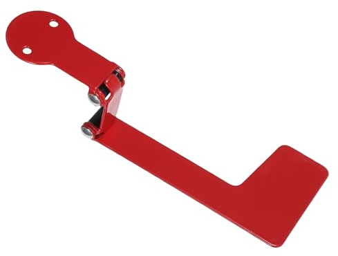 UKCOCO Metall Briefkastenzubehör mit Roter Signalfahne Drehbare Briefkastenfahne für Steinbriefkästen und Außenbriefkästen Inklusive Wandhalterung für Außenbereich
