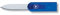Victorinox V-A 6510.T2 Brieföffner Transparent blau m.Kreuz