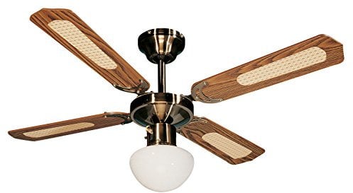 Farelek Bali Deckenventilator, 107 cm, Braun