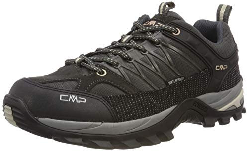 CMP Herren Rigel Low Shoe Wp Trekking-& Wanderhalbschuhe, Braun Arabica Sand 69bm, 41 EU