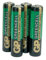 GP Greencell Heavy Duty Zinc Chloride Low Drain AAA LR03 Battery [4 Pack]
