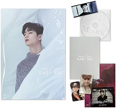 GOT7 - [Breath of Love : Last Piece] (MARK Ver.) Photobook + CD-R + Photocard + Mini Folding Poster + Moment Film + Keyring + Postcard + Polaroid + Poster + 1 Hand Mirror + 4 Extra Photocards