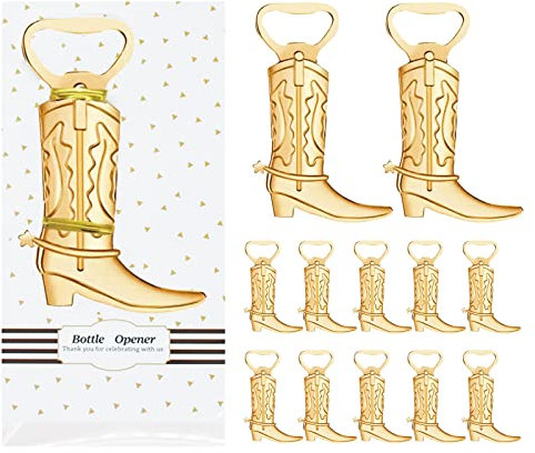 50 Stück Cowboy-Stiefel-Flaschenöffner, Cowboy, Westernparty, Babyparty, Flaschenöffner, Gastgeschenke für Gäste, Brautparty, Party, Hochzeit, Geburtstag, Party, Dekoration