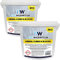 PW PROWASHROOM Urinal Channel Blocks 2 x 3KG - Lemon Fragrance - Non PDCB - Slow Dissolving - 30 Day Control